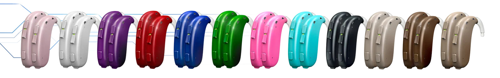 вибір кольорів Oticon xceed Play